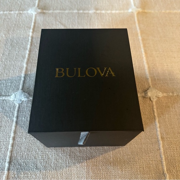 NWT Bulova | $1020 Diamond Rose Gold Rhapsody Wrap Around Leather Bracelet $1020